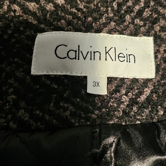 **$OLD**Calvin Klein Women's Wool Blend Jacket Peacoat Size 3X - Picture 10 of 12
